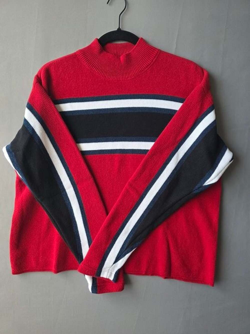 Vintage Liz Wear Liz Claiborne Sweater Women’s L 100% Cotton Hong Kong Crop